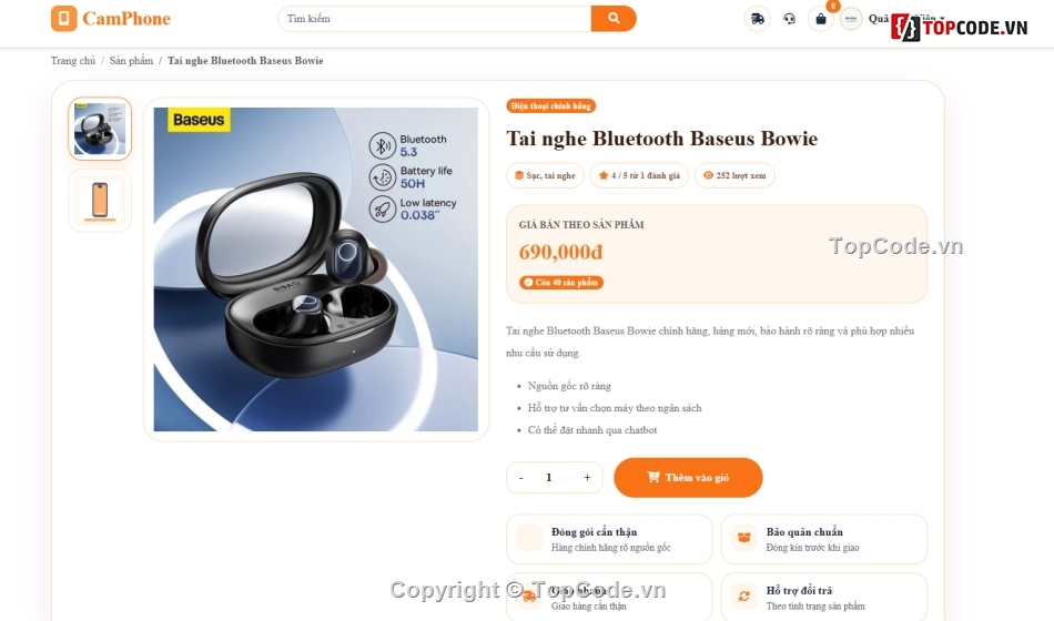Website bán hàng,Web bán hàng,chat bot